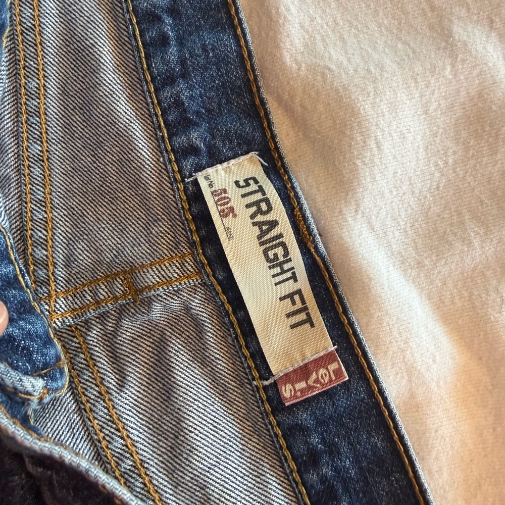 Levi's 505 Men's Blue Jean Shorts Size 36 - Picture 3 of 8